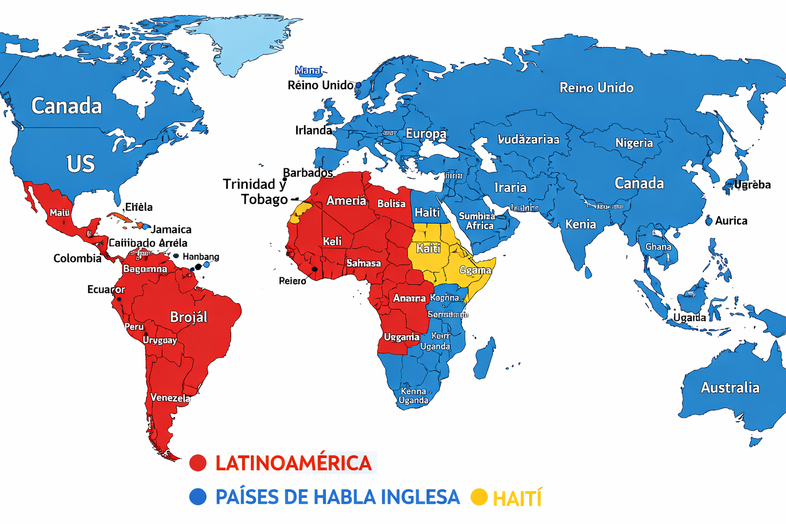 Mapa Latinoamerica