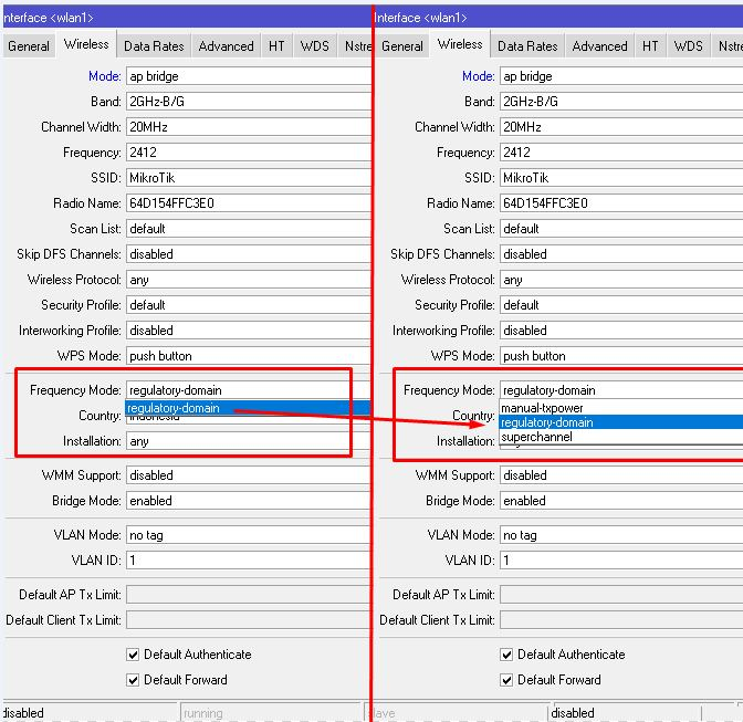 Guia visual para desbloquear frequency mode en MikroTik